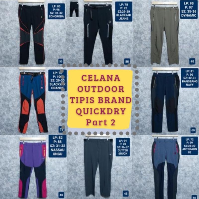 SALE Celana Outdoor 2 / Tipis