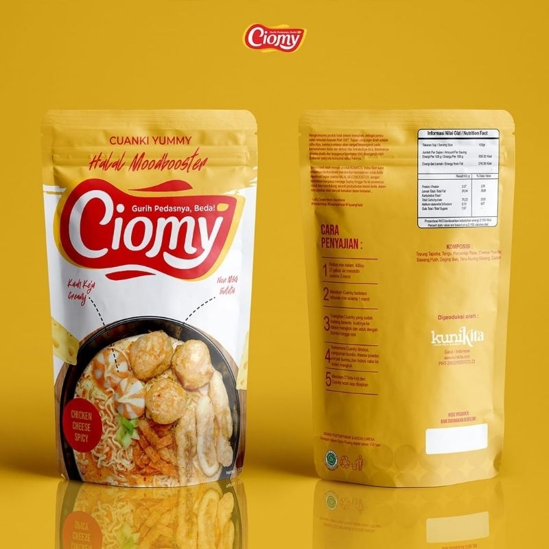 

Ciomy Cuanki Spicy Cheese Pouch/Cuanki Instan