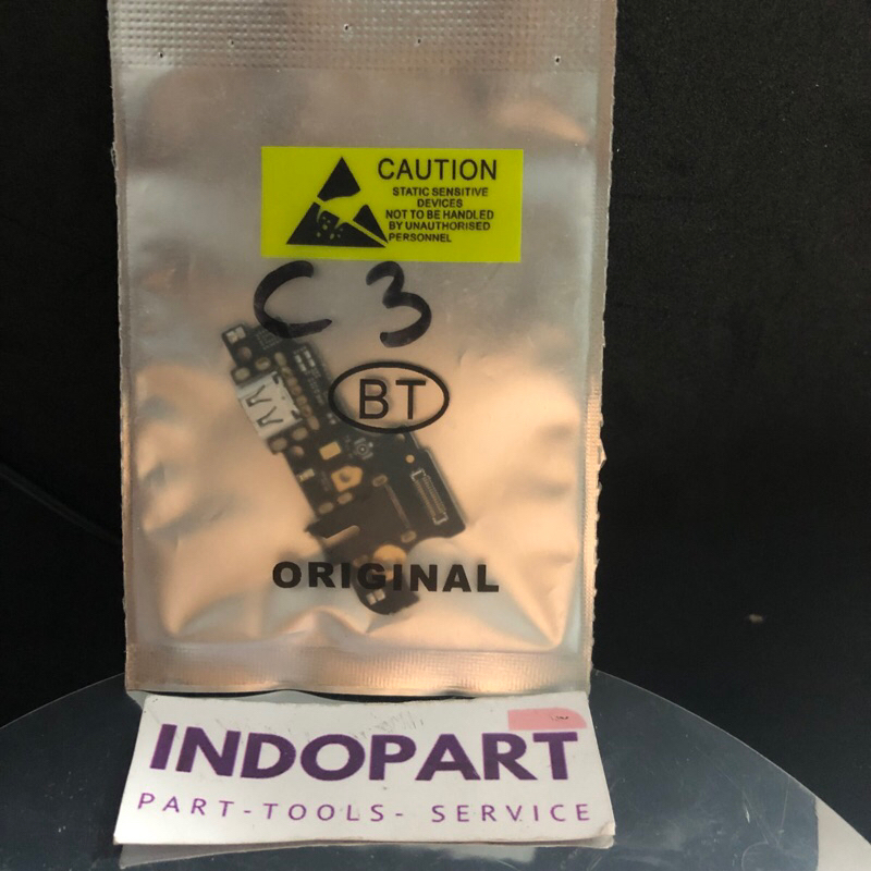 Konektor Charger Pcb cas Realme C3 - 5 - 5i ORI