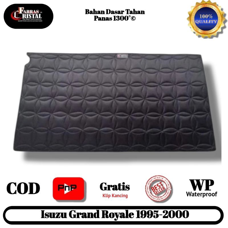 Isuzu panther grand Royal  1997-1999  Pelindung peredam panas Dan suara kap mesin mobil