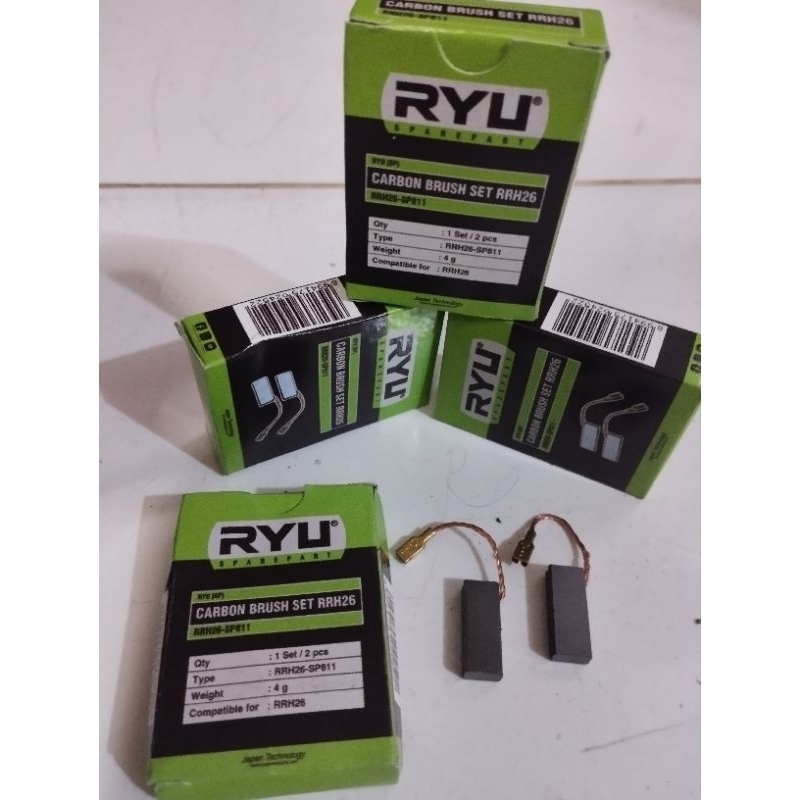 Carbon Brush RYU RH226 BOR SDS/Arang Spul RYU for Bor SDS RH 226 UNIVERSAL