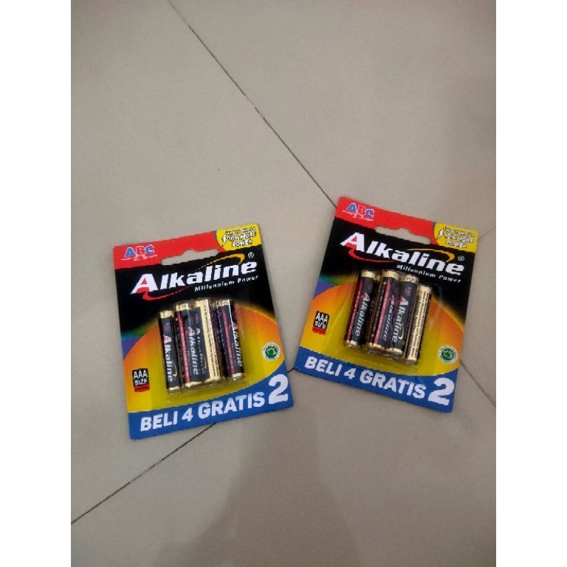 Baterai ABC ALKALINE AA 6pcs/pack