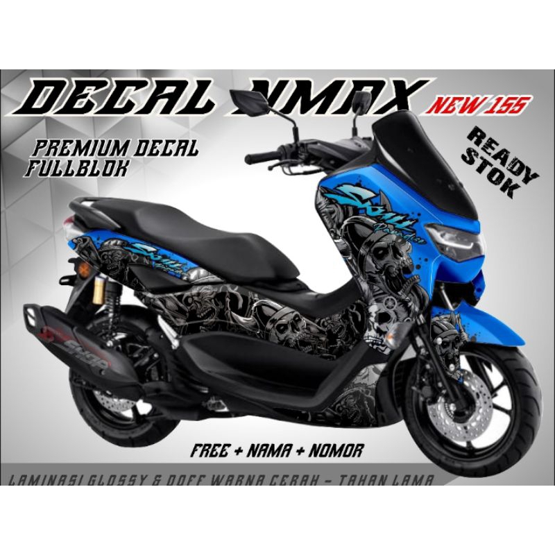 STICKER VARIASI DECAL FULL BODY YAMAHA NMAX NEW 2022  STEIPING VARIASI DECAL NMAX