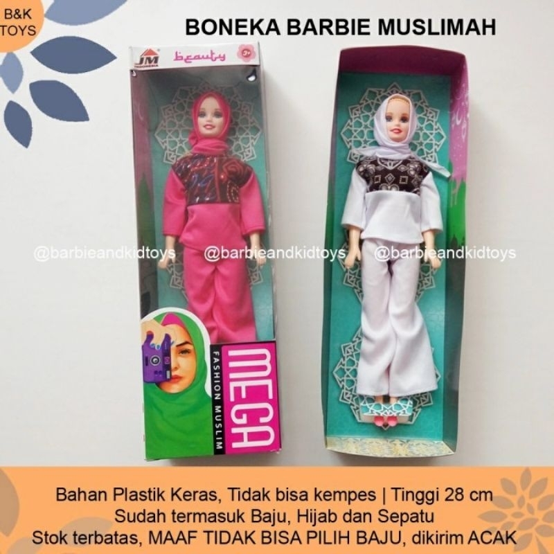 Mainan Figur Boneka Berbi Muslim - Action Figure Hijab Koko Anak Perempuan Cewek