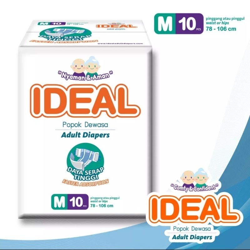 IDEAL popok dewasa tipe Perekat