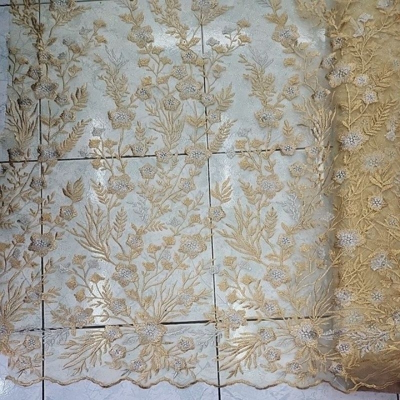 kain tile 2 warna gliter saja murah#dm3