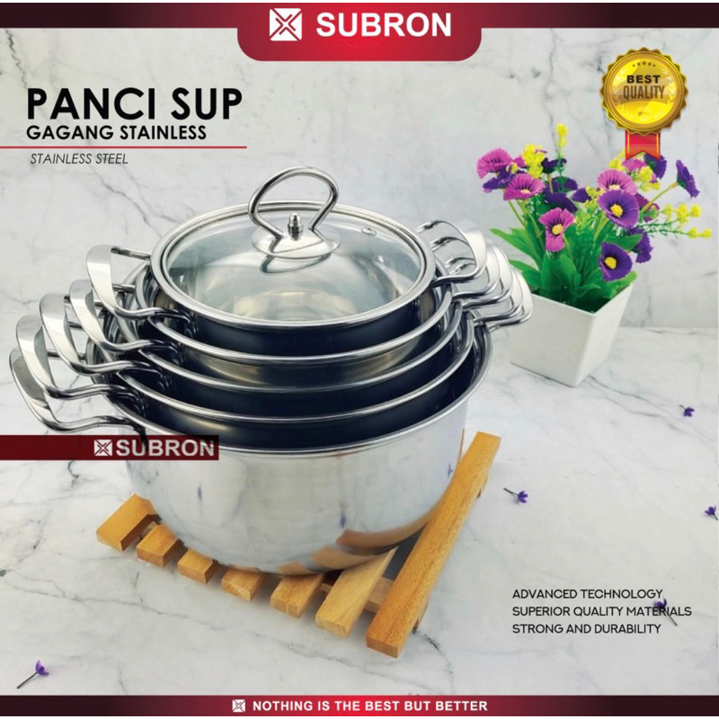 Panci set stenlis subron 5pcs
