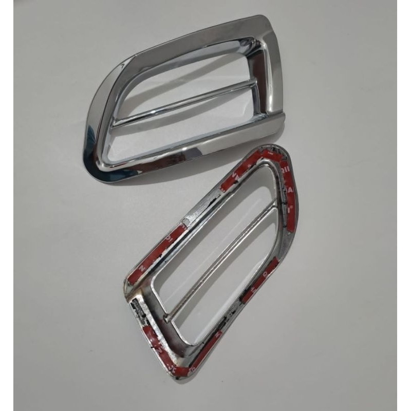 eksterior bemper ring cover foglamp innova 2004 sampai 2007 chrome harga sudah sepasang