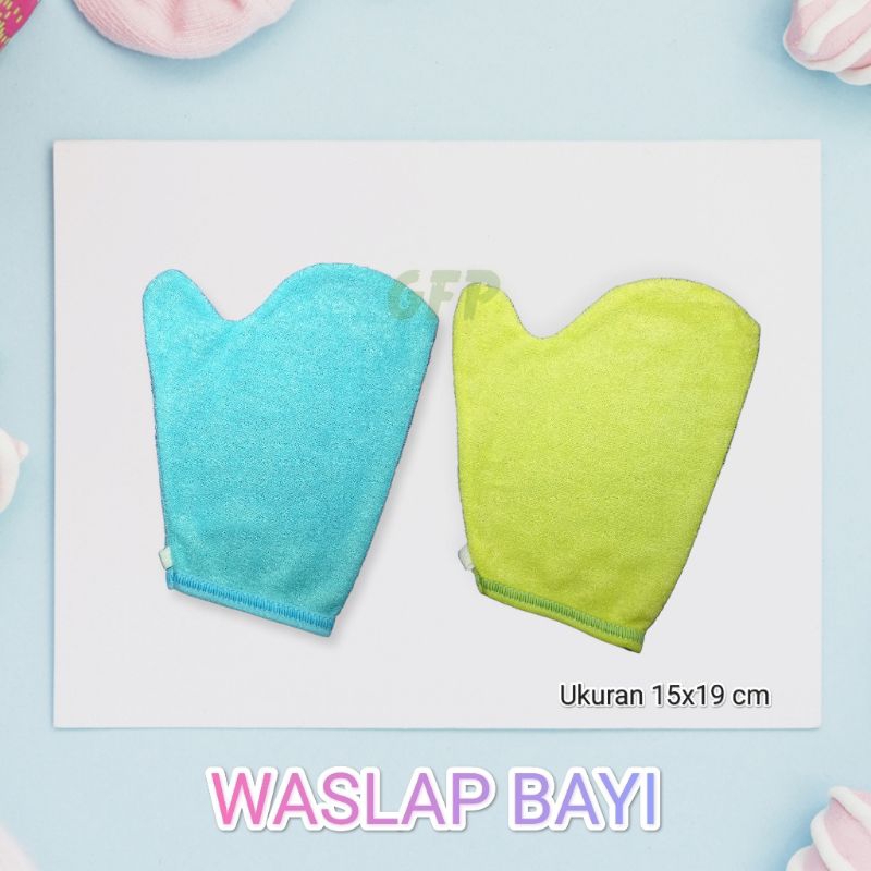 Washlap Handuk Bayi Model Jari Tangan - Waslap Mandi Kecil