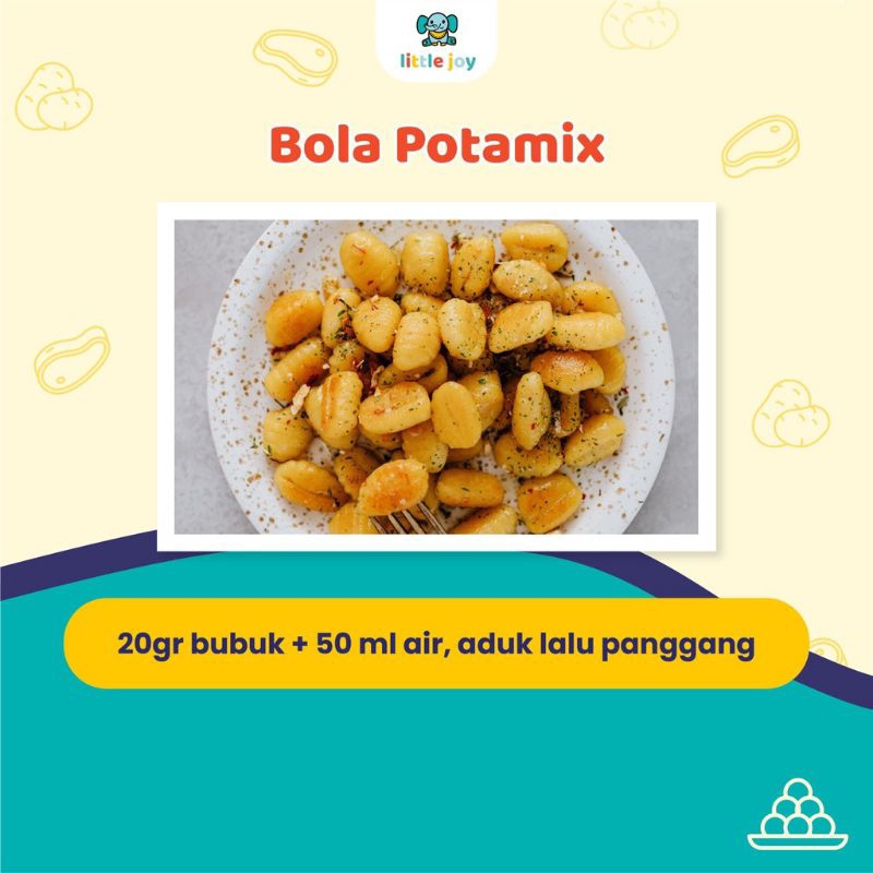 Little Joy Portamix Salmon /Portamix Beef / Little Joy Bubuk Kentang MPASI