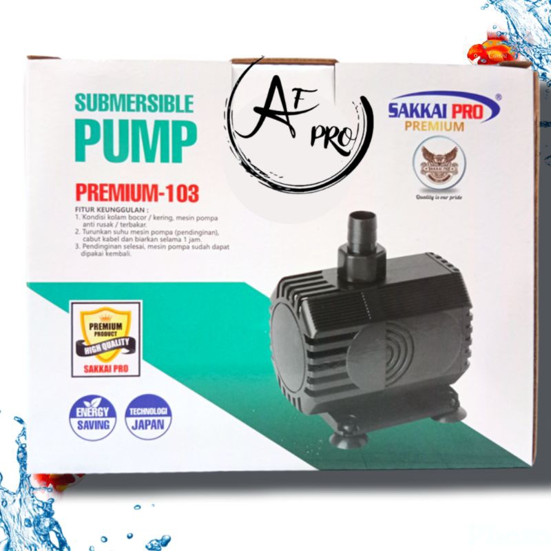 Promo Murah Pompa Kolam Air Mancur Hidroponik Submersible pump SAKKAI PRO PREMIUM 103