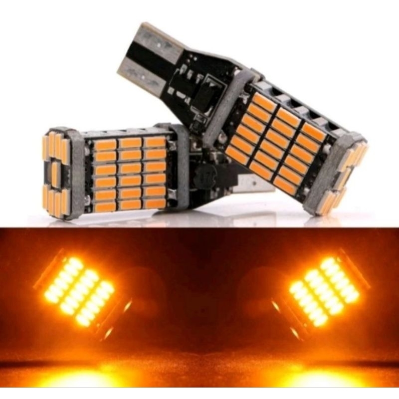 Lampu sein sen led T10 lampu senja motor 12volt