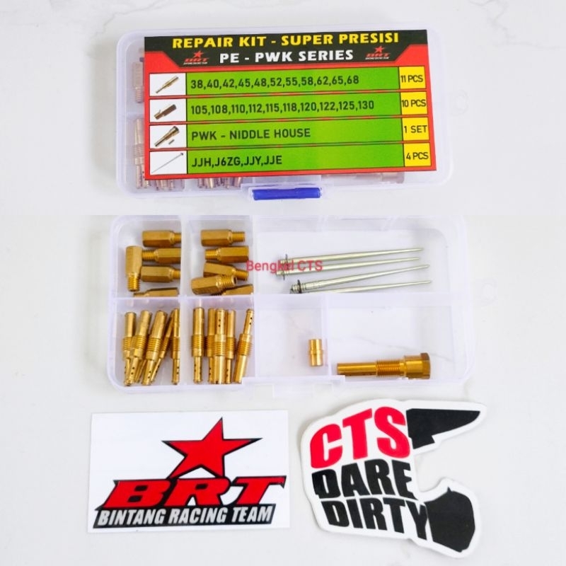 Repair Kit BRT PE PWK Series Spuyer Nozzle Pilot Main Jet JJH