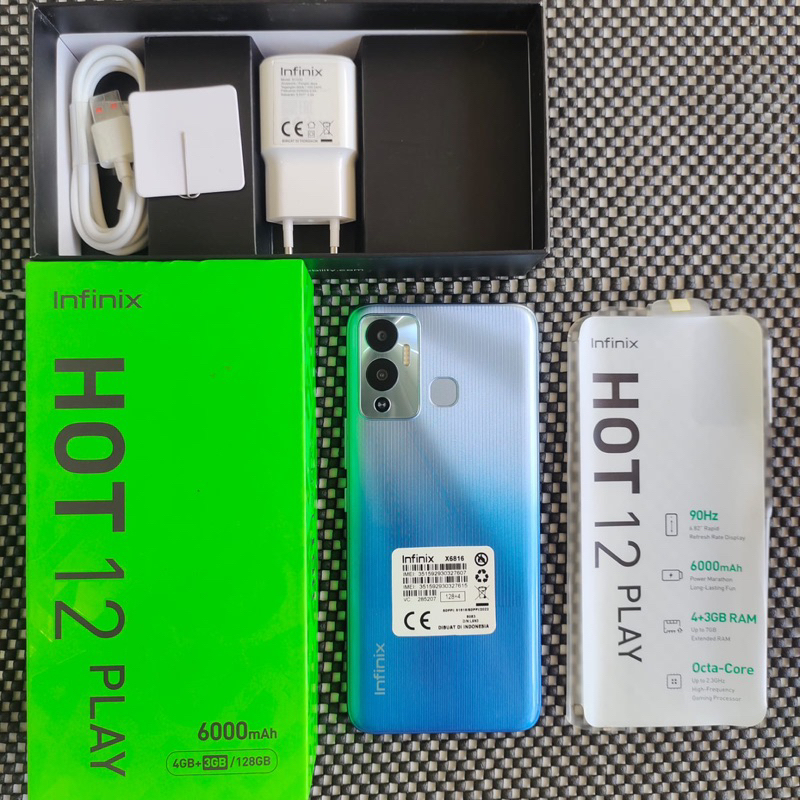 Infinix Hot 12 Play 4/128 Second Fullset Ori