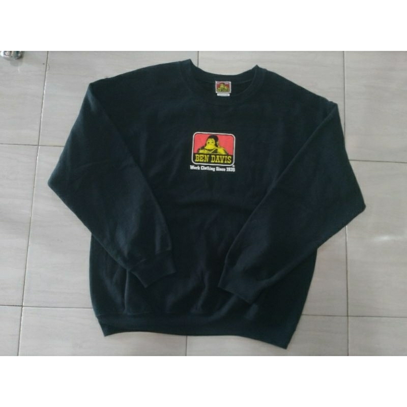 Pakaian Crewneck Ben Davis Build Up Second Original