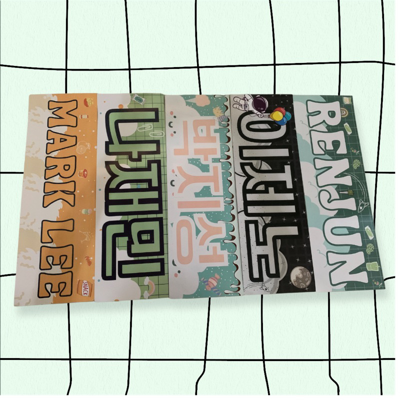 HAND BANNER NCT DREAM/SLOGAN NCT DREAM
