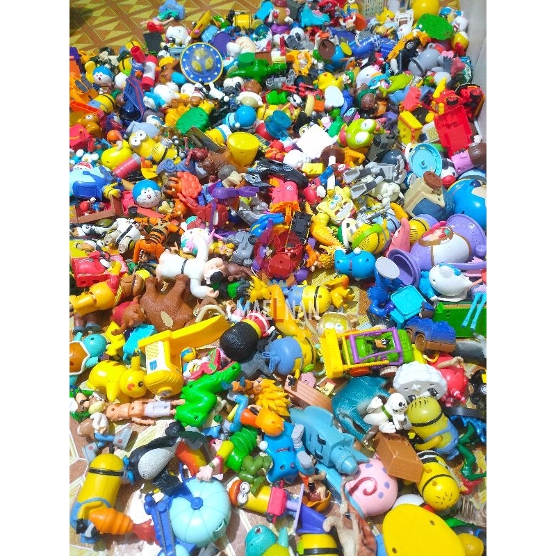 MAINAN PL KARET MURAH KONDISI BERSIH KILOAN RANDOM