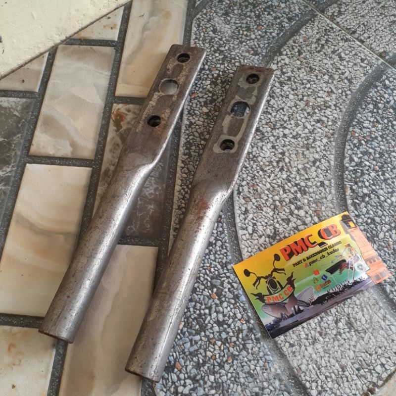 sambungan rangka blakang gl 100 frame rangka gl 100 patah rangka