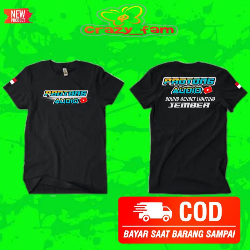 KAOS BAJU SOUND SISTEM PROTONS AUDIO
