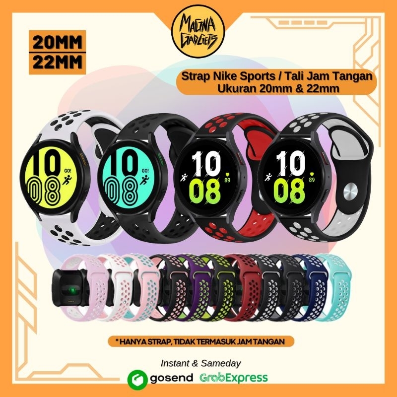 Strap Sports Silikon 20mm 22mm Huami Amazfit GTS GTR Bip Samsung Galaxy Watch Huawei Haylou