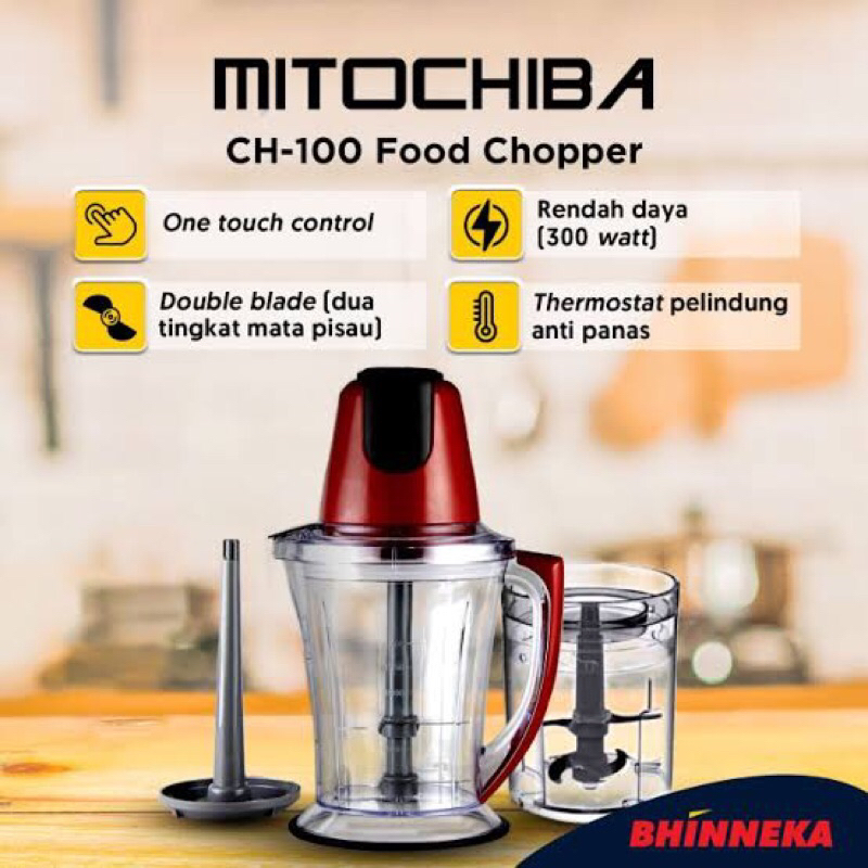 MITOCHIBA CH-100 FOOD CHOPPER BLENDER