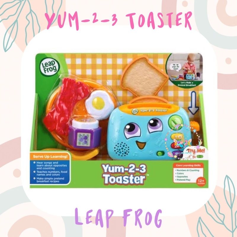 LEAPFROG YUM 2 3 TOASTER ORIGINAL MAINAN EDUKASI ANAK
