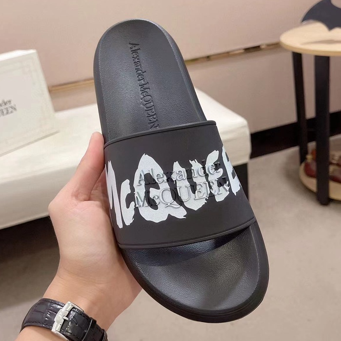 sandal pria slide sendal cowok slip on alex mcq selop mirror p1shoes