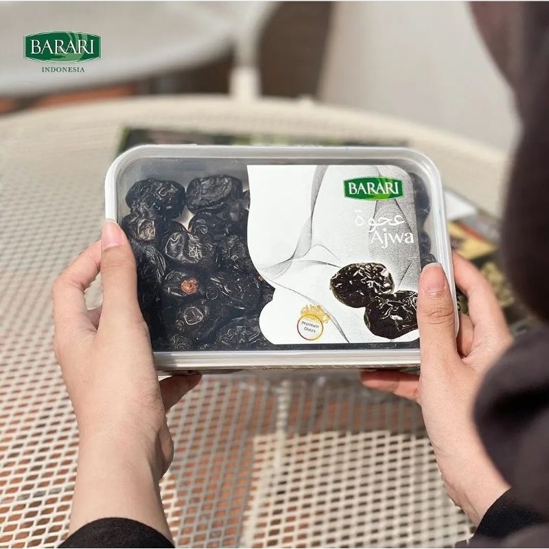 

ajwa barari 500 gr kemasan tuperware tepak
