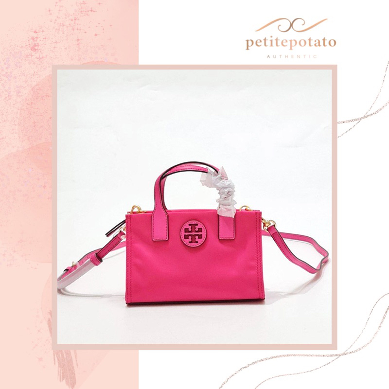 TAS BRANDED WANITA TORY BURCH ELLA NYLON MINI TOTE