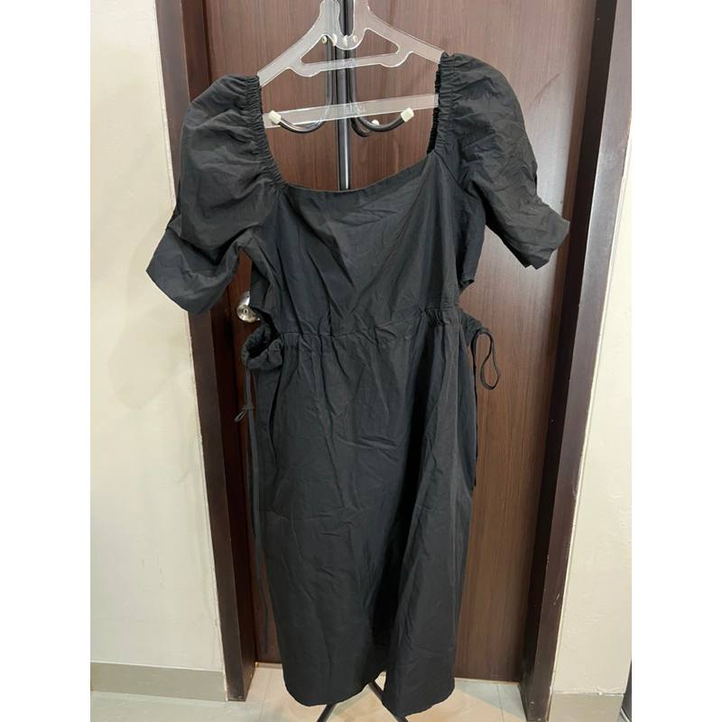 dress hitam sabrina ld 86