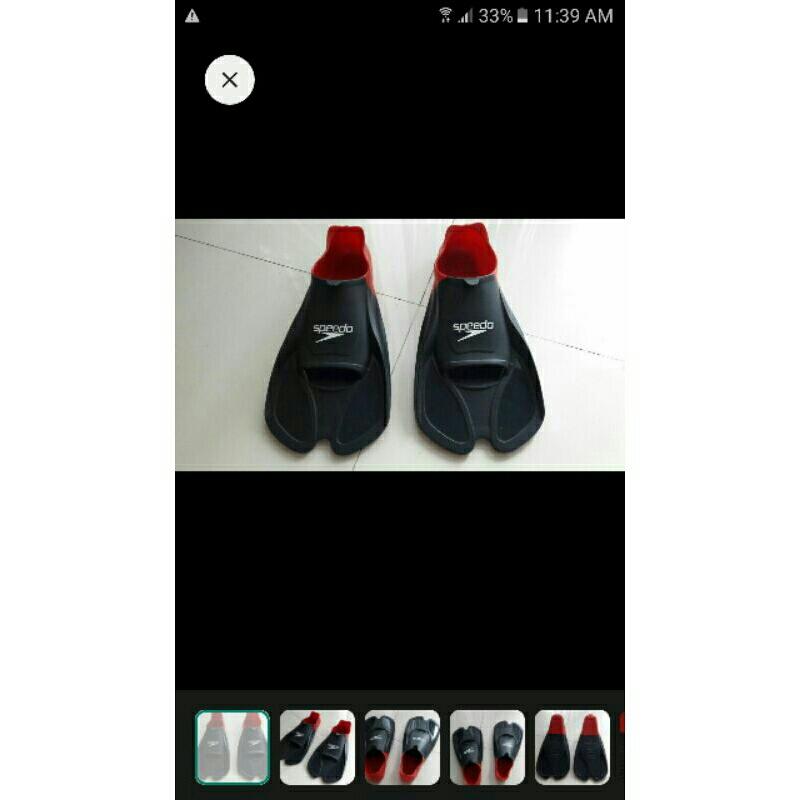 Kaki Katak Speedo Biofuse Training Fin Ukuran 22-23 cm