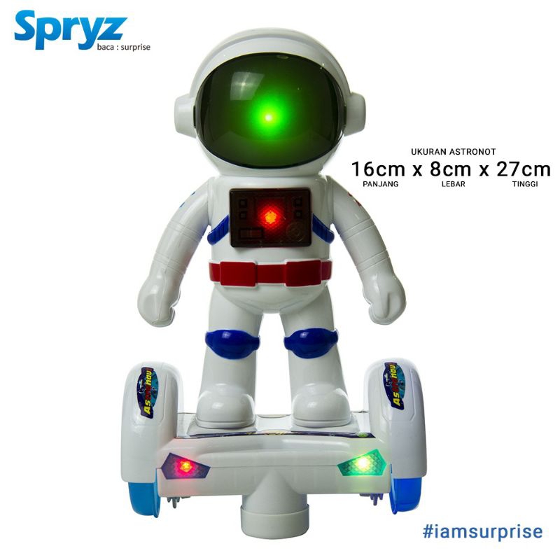 Spryz Astronot Mainan Bump & Go