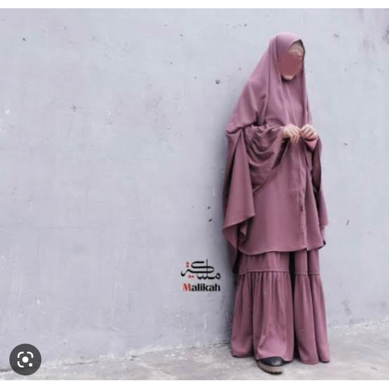 Preloved khimar savanah abaya malikah - kain sultan fursan premium