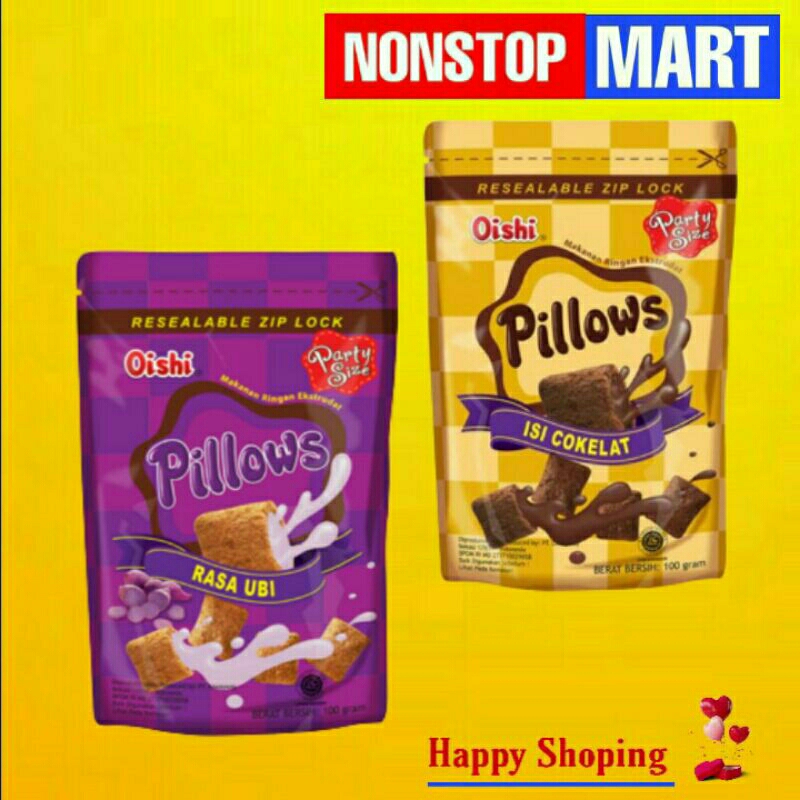 

PILLOWS oishi ubi/coklat 100gr