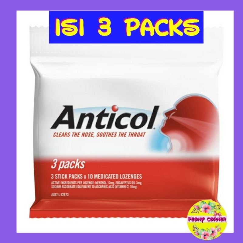 

Anticol 3 x 10 Lozenges