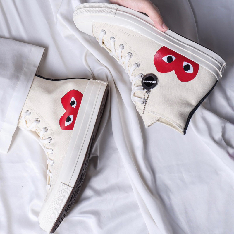 Converse CDG High White