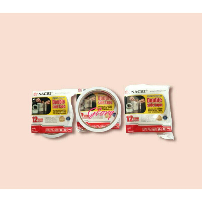 

Double Tape Nachi 12mm / Isolasi Bolak Balik Nachi 12mm