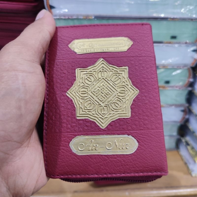 Alquran Saku Resleting Penerbit Cahaya Agency - Alquran Traveling - Alquran Kecil