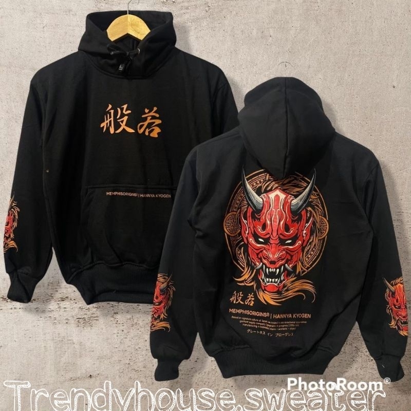 sweater anak Memphis naga devil anak - anak tanduk anak tanggung