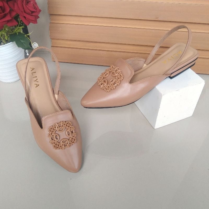 Aliya Kanya Mules Wanita heels/hak 2cm