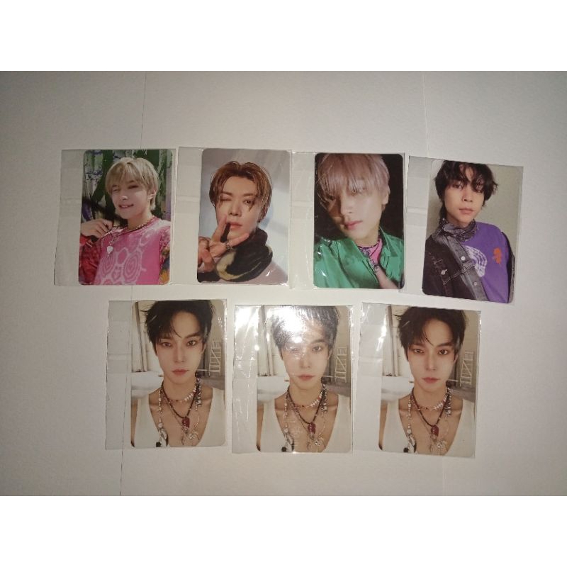 PC NCT OFFICIAL JUNGWOO YUTA HAECHAN JOHNNY DOYOUNG FAVORITE PHOTOCARD