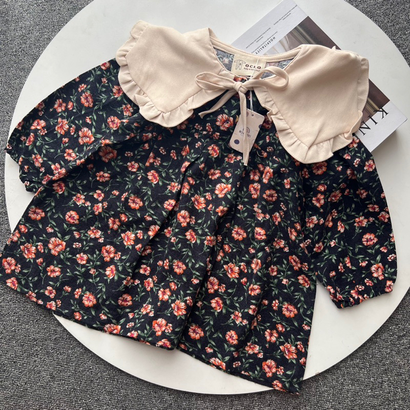 Corny flower dress | dress anak perempuan corduroy