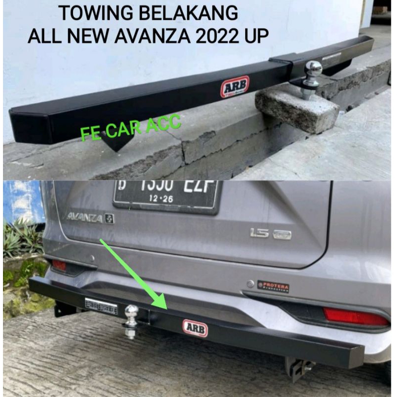 TOWING BAR BESI BEMPER BELAKANG MOBIL ALL NEW AVANZA 2022 2023 2024 UP ARB