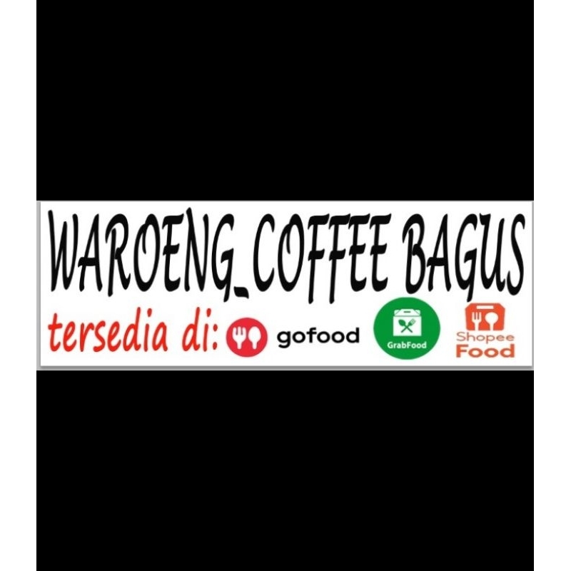 

stiker nama warung, kedai atau toko ukuran 10cmx30cm sudah dapat 2 lembar