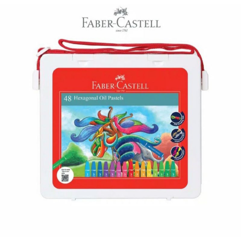 

Crayon/ Oil Pastel Faber-Castel 48 Warna