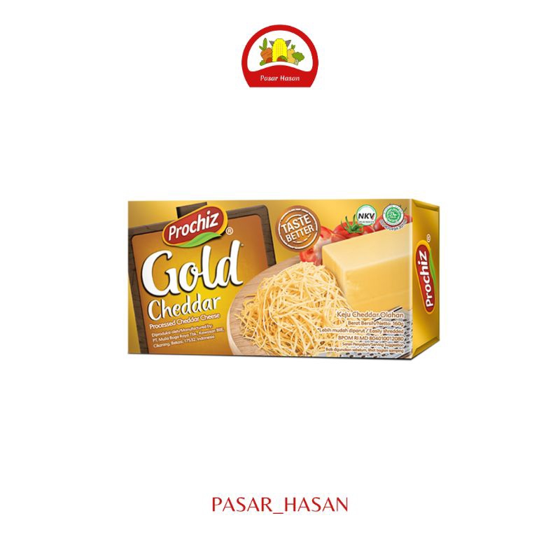 

160 Prochiz Gold Keju Cheddar Parut | Frozen Food | Pasar Hasan