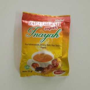 

Inayah Jahe Merah Instan Kemasan Sachet 23gram Minuman Herbal Original