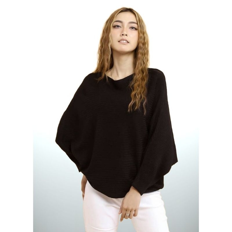 RAJUT BATWING BLOUSE OVERSIZE ATASAN WANITA TERMURAH