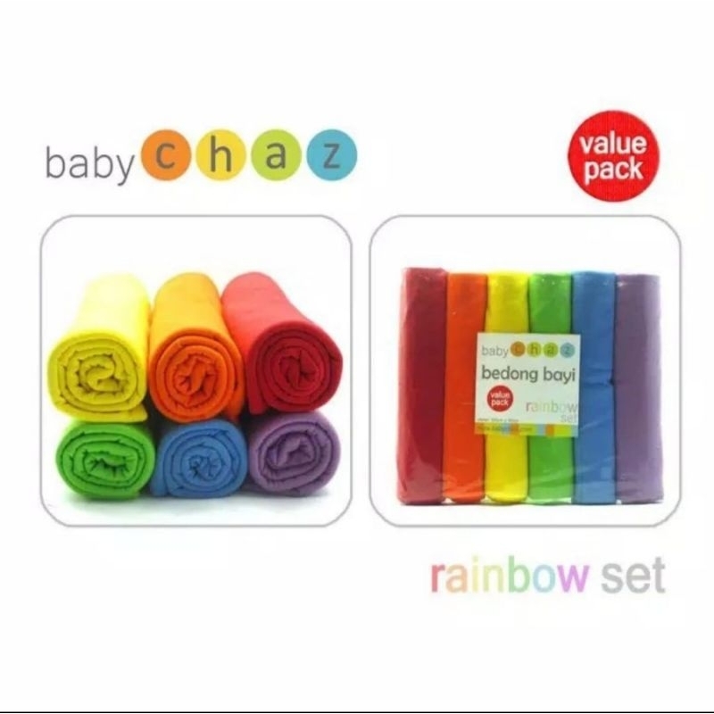 Bedong Baby Chaz Value Pack isi 6 pcs