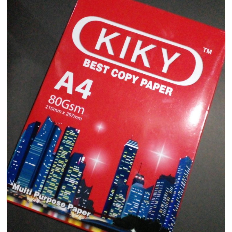 

Kertas Fotokopi / Kertas Fotocopy / Photocopy Paper merk Kiky A4 80 gsm